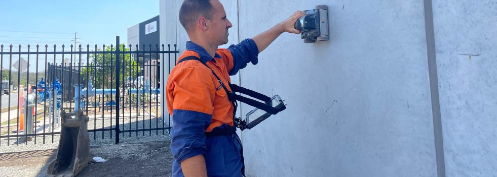 South East Scanning conducting detailed concrete investigation with advanced testing equipment