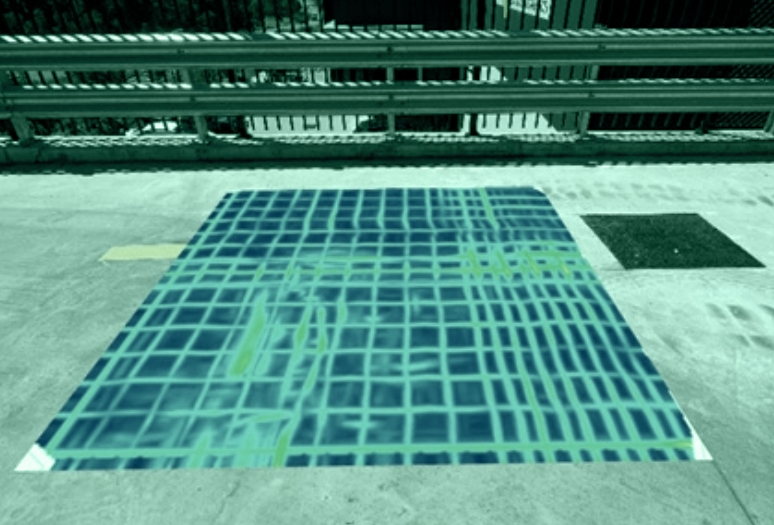 GPR C-scan technical image