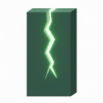 Vertical cracking icon